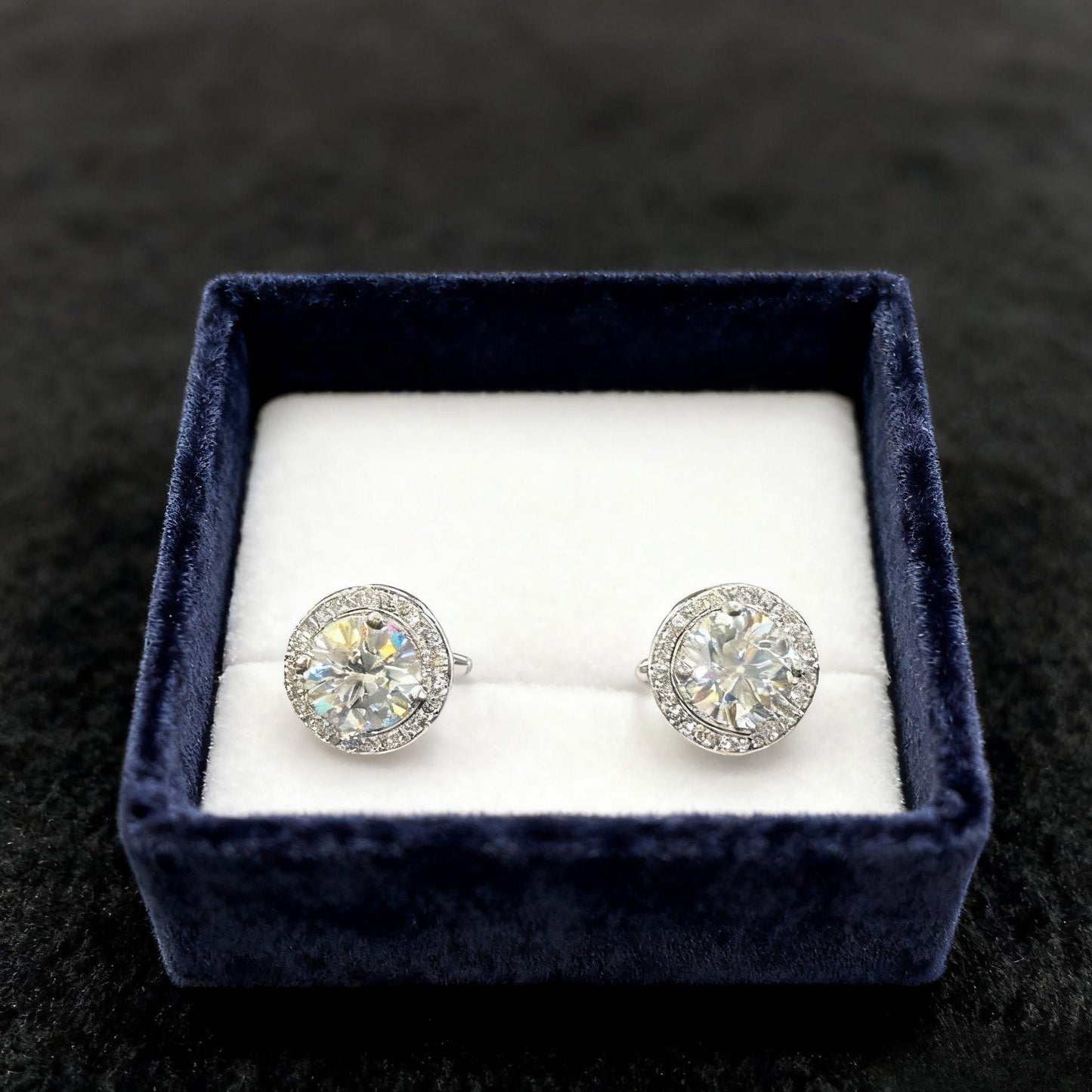 ER52 1CT Sterling Silver S925 Moissanite Diamond 50%offamazon