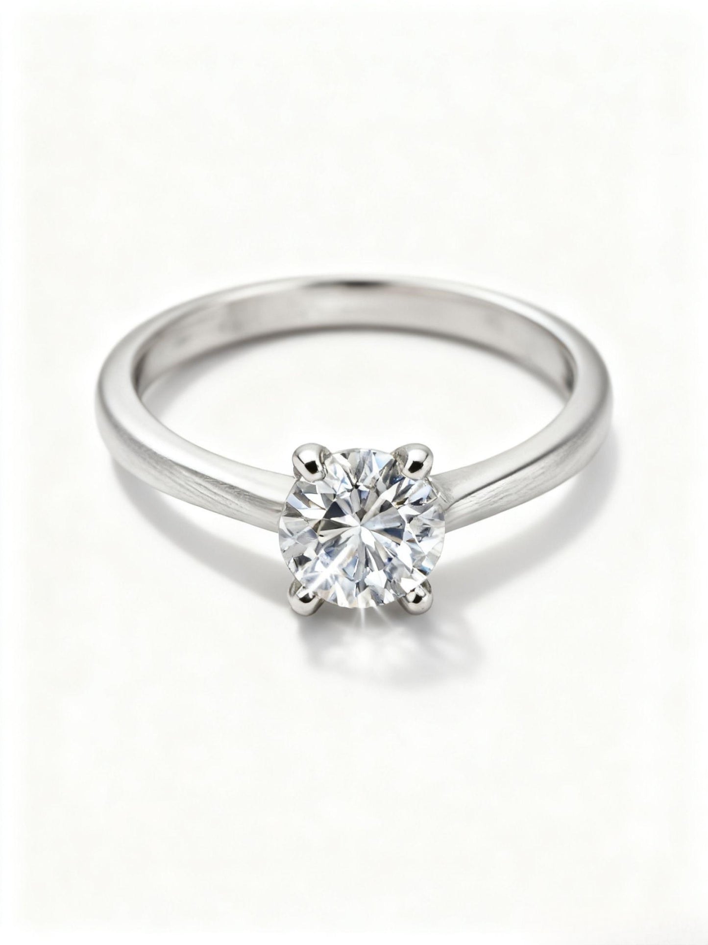 JZ08 1CT Sterling Silver S925 Moissanite Diamond