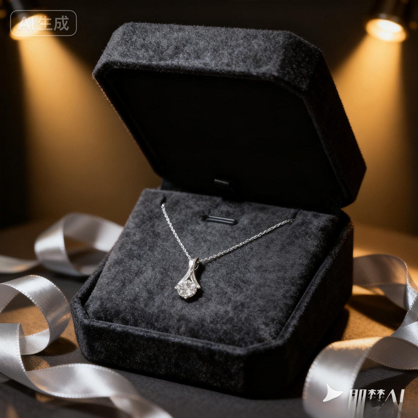 XL64 1CT Sterling Silver S925 Moissanite Diamond