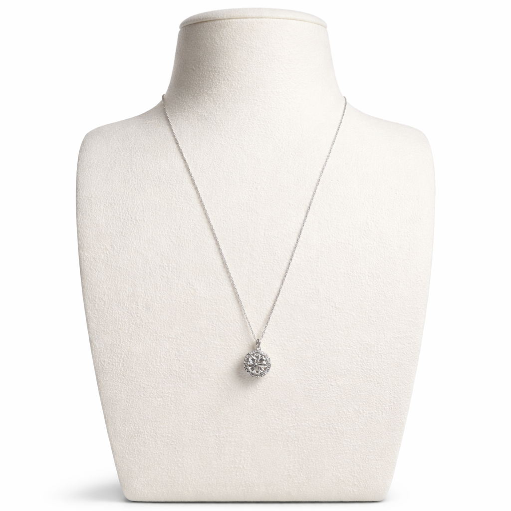 XL66 1.5CT Sterling Silver S925 Moissanite Diamond