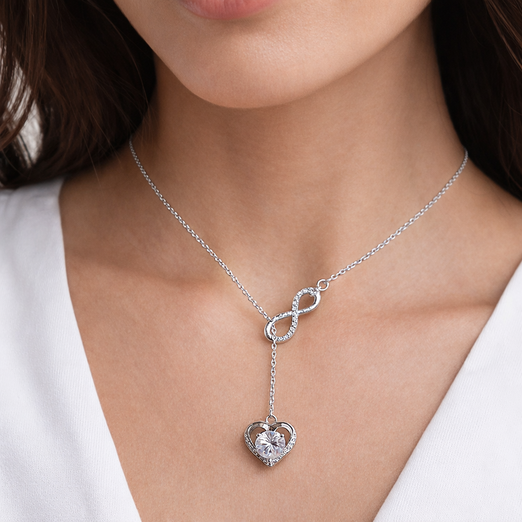 XL48 1 CT Sterling Silver S925 Moissanite Diamond Necklace