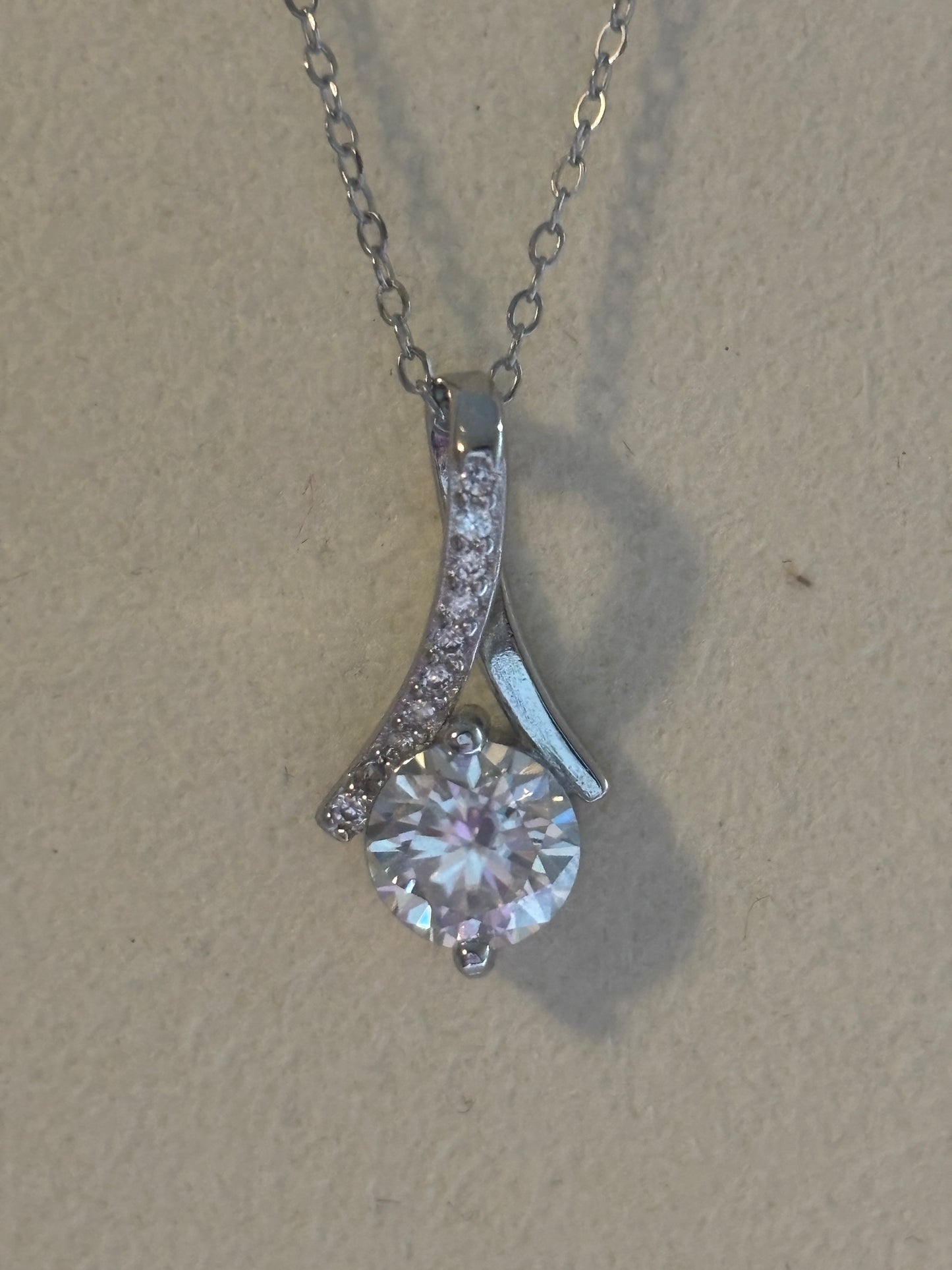 XL68 1.5CT Sterling Silver S925 Moissanite Diamond