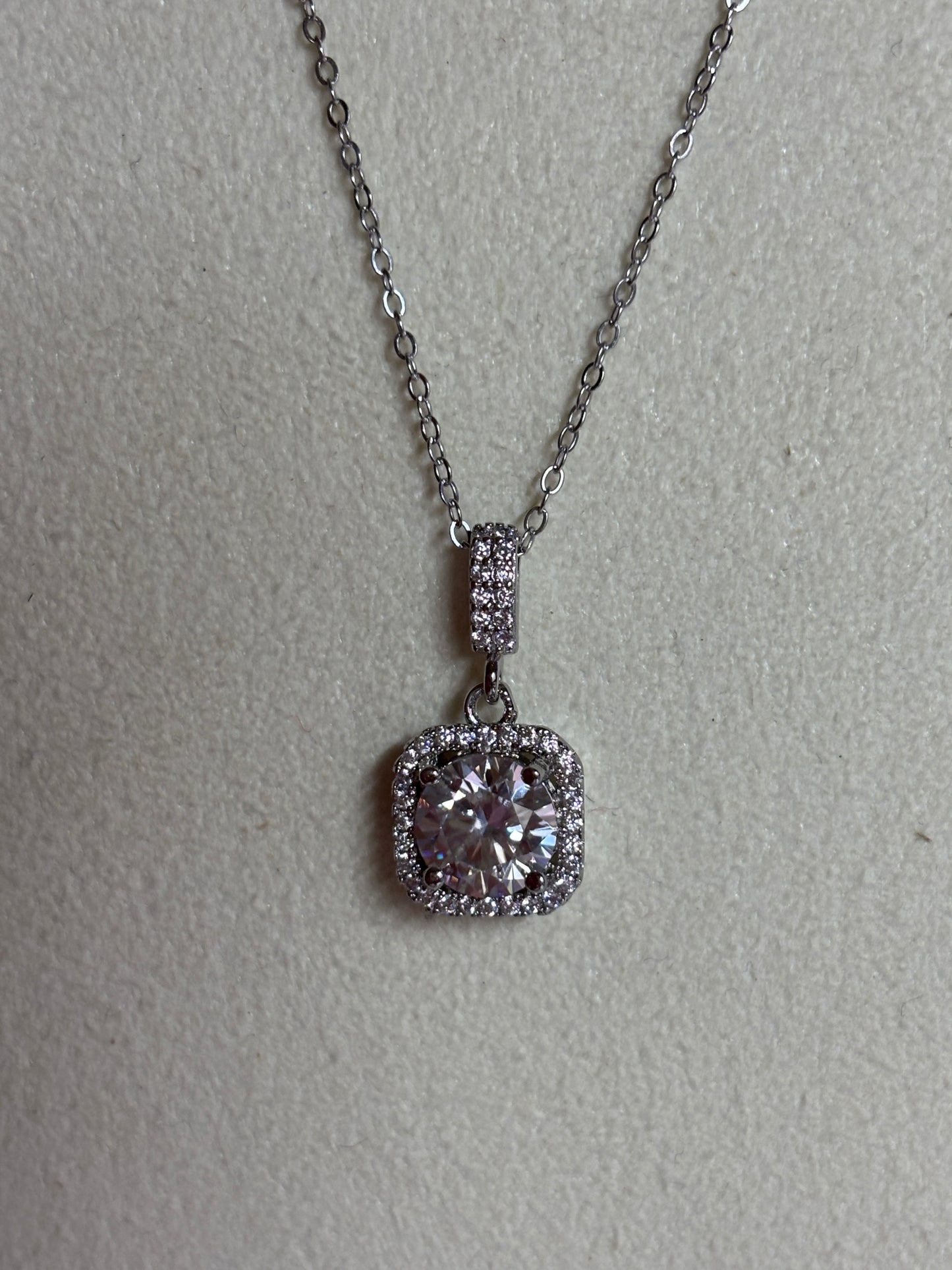 XL68 1.5CT Sterling Silver S925 Moissanite Diamond