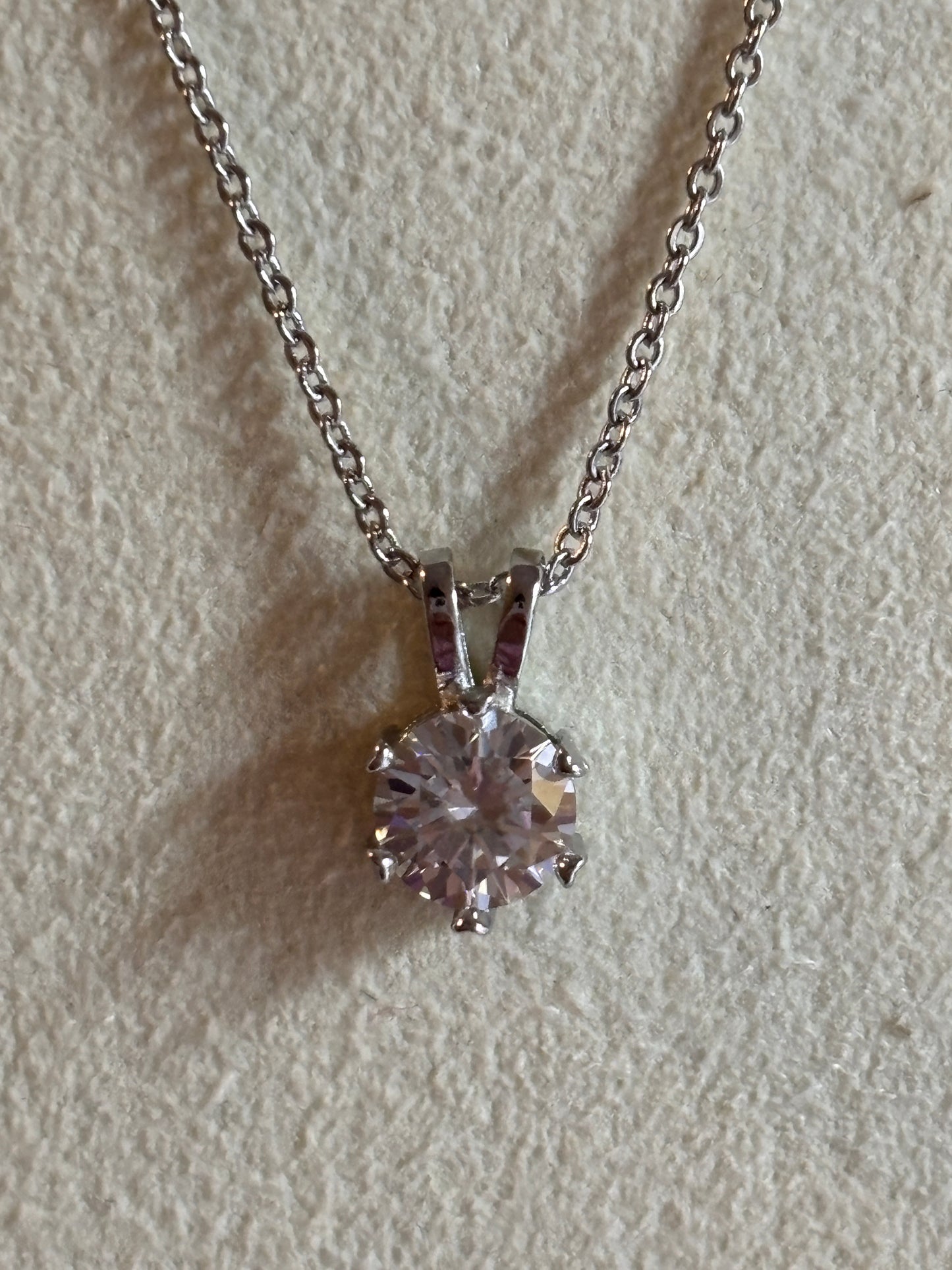 XL68 1.5CT Sterling Silver S925 Moissanite Diamond