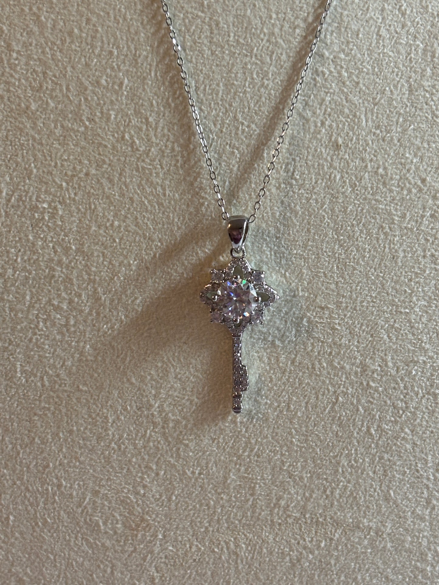 XL68 1.5CT Sterling Silver S925 Moissanite Diamond