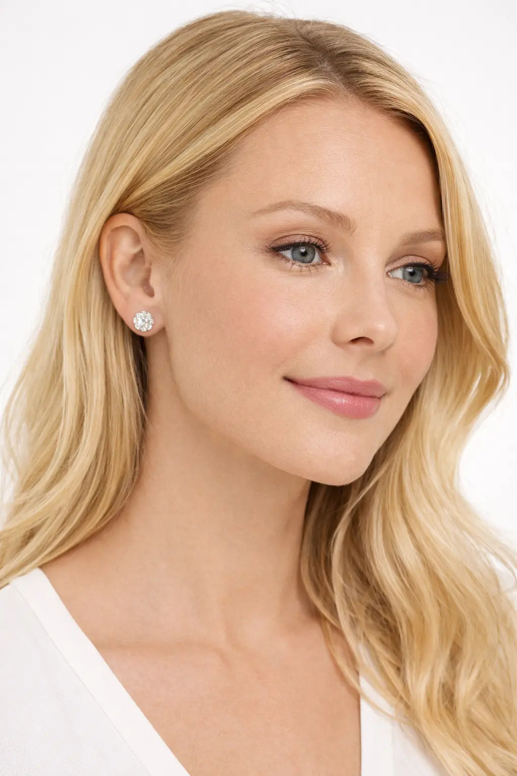 ER03 1CT Sterling Silver S925 Moissanite Diamond 50%offamazon