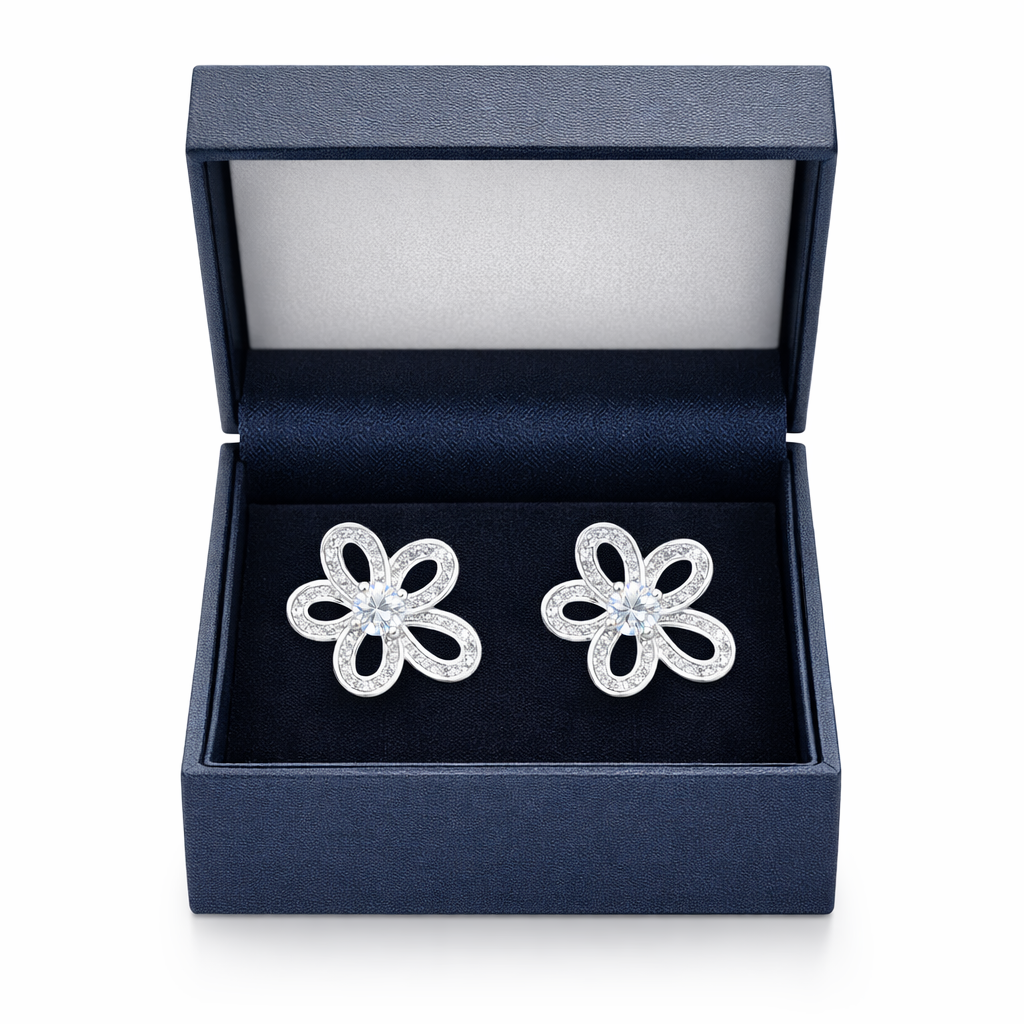 ER62 0.3CT Sterling Silver S925 Moissanite Diamond 50%offamazon