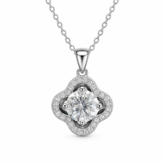 XL68 1.5CT Sterling Silver S925 Moissanite Diamond