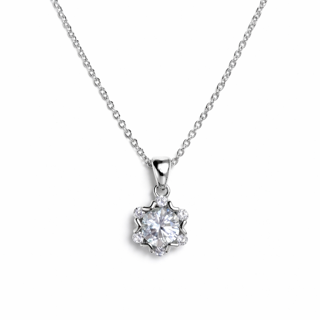 XL22 1CT Sterling Silver S925 Moissanite Diamond 50%offamazon