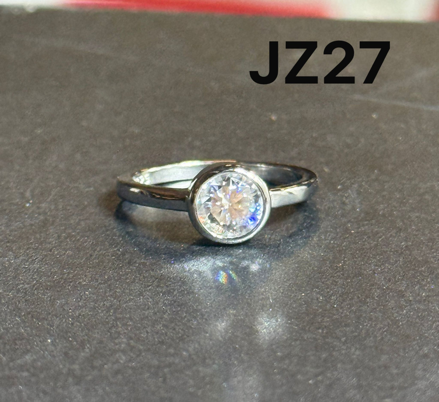 ER02 1CT Sterling Silver S925 Moissanite Diamond Earrings