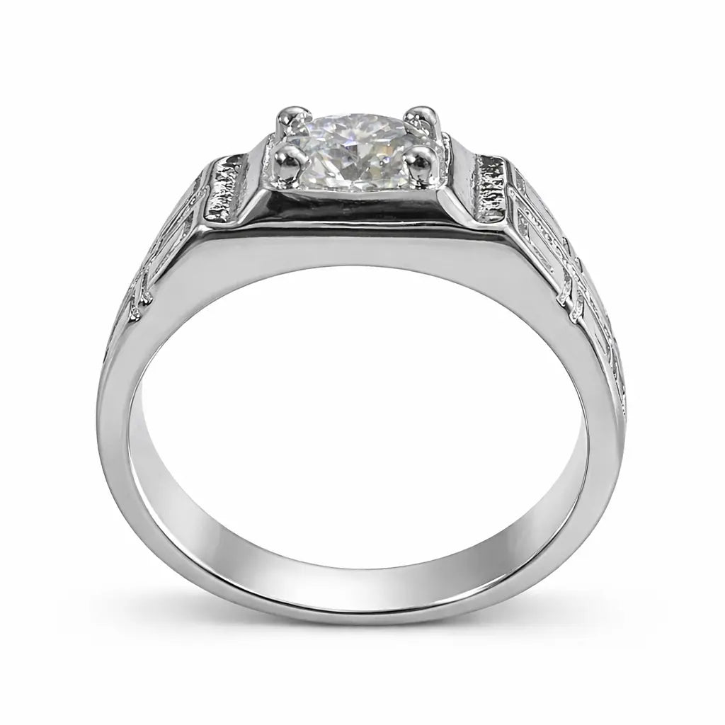 JZ46 1CT Sterling Silver S925 Moissanite Diamond 50%offamazon