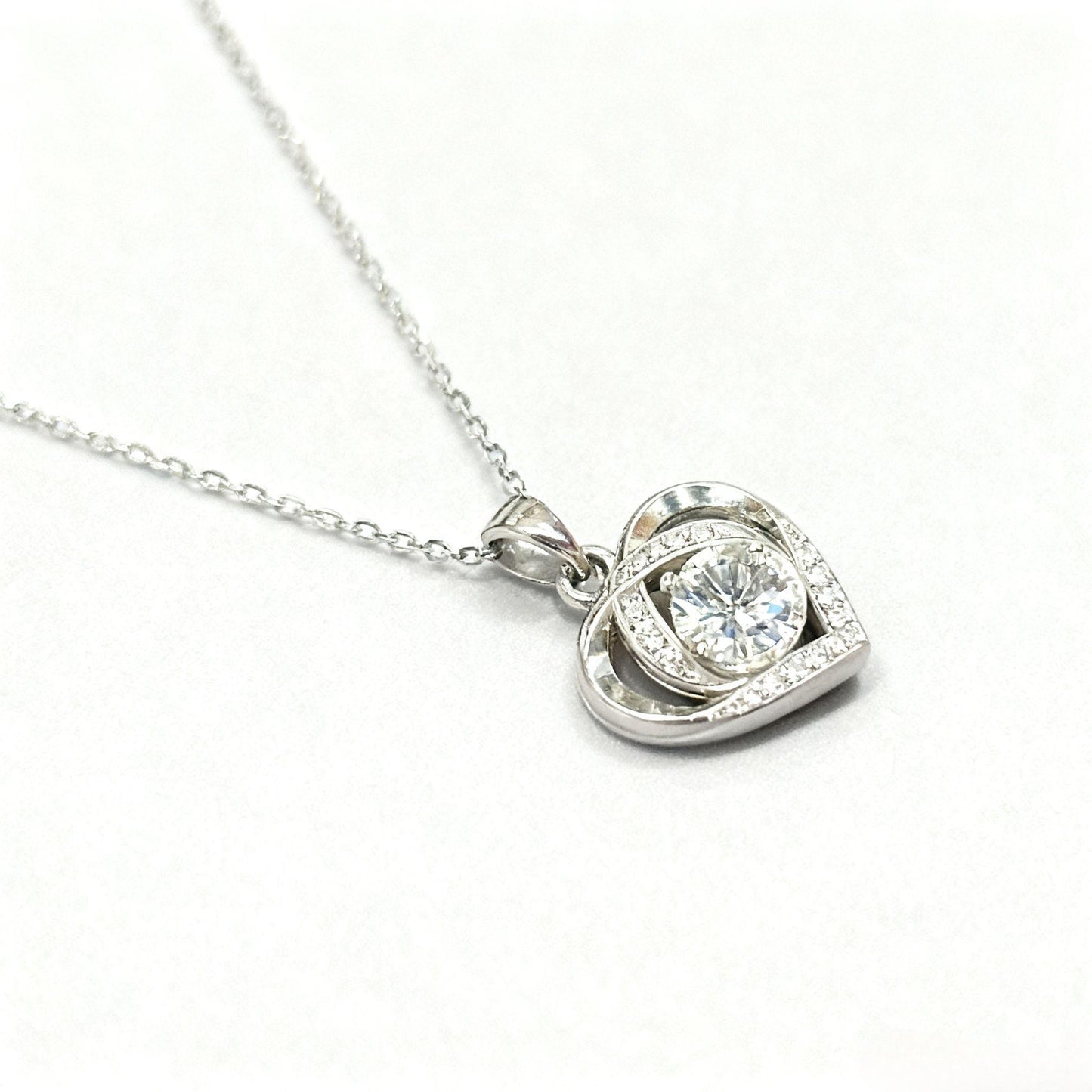 XL67 1CT Sterling Silver S925 Moissanite Diamond