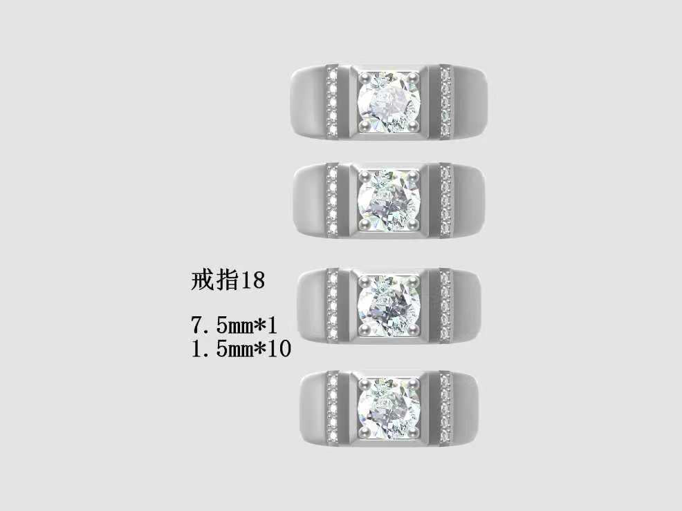 ER02 1CT Sterling Silver S925 Moissanite Diamond Earrings