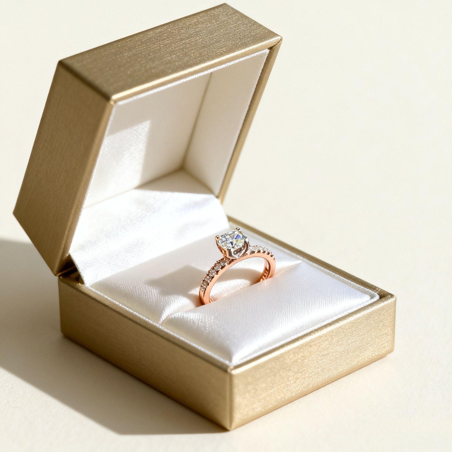 JZ16 1CT Sterling Silver S925 Moissanite Diamond