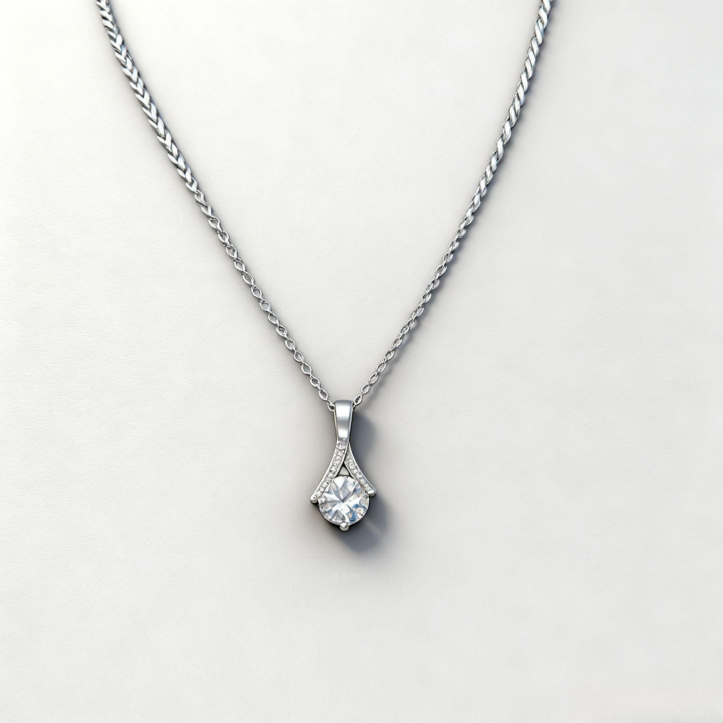 XL64 1CT Sterling Silver S925 Moissanite Diamond