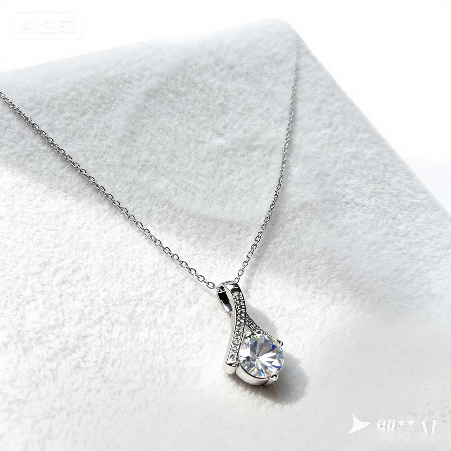 XL64 1CT Sterling Silver S925 Moissanite Diamond