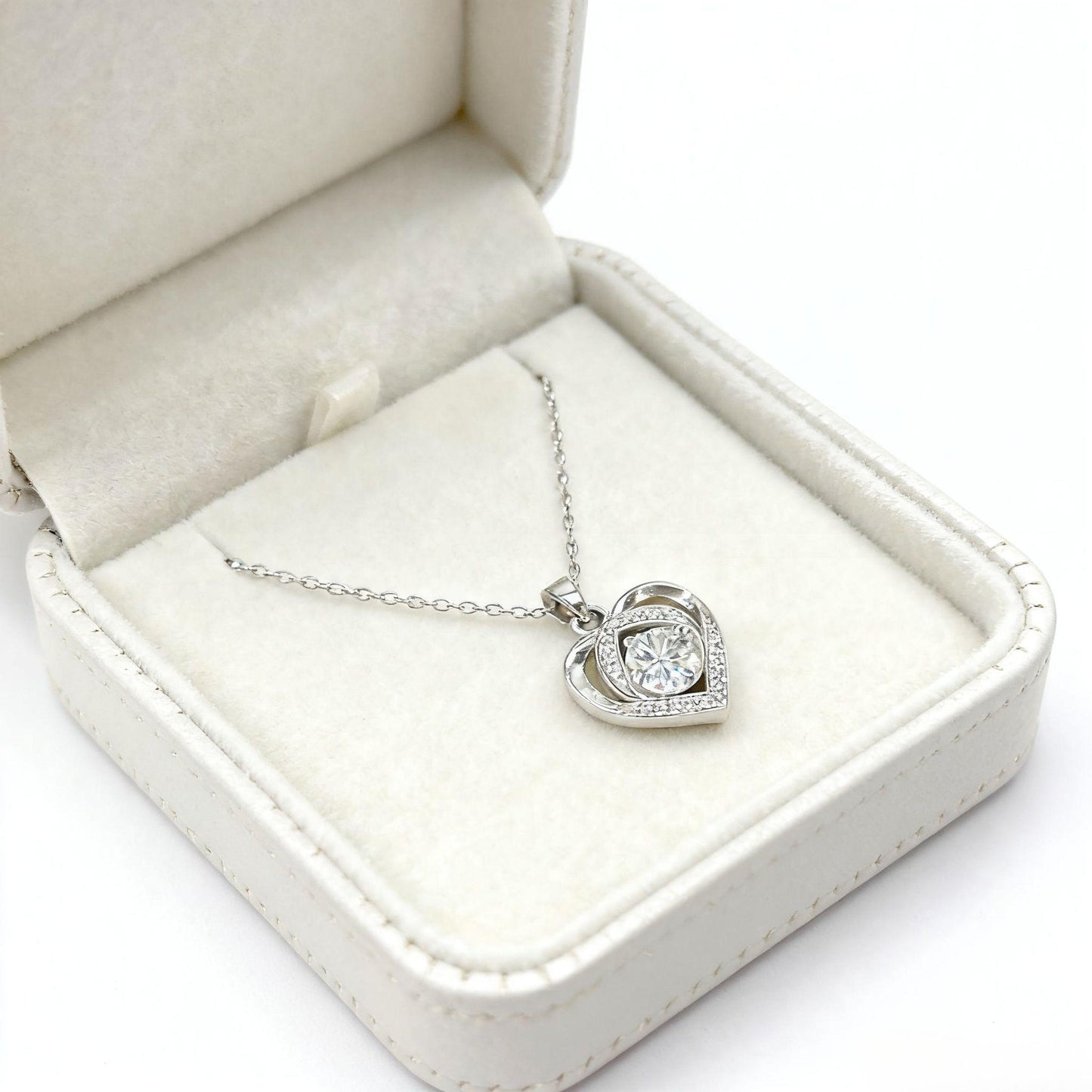 XL67 1CT Sterling Silver S925 Moissanite Diamond