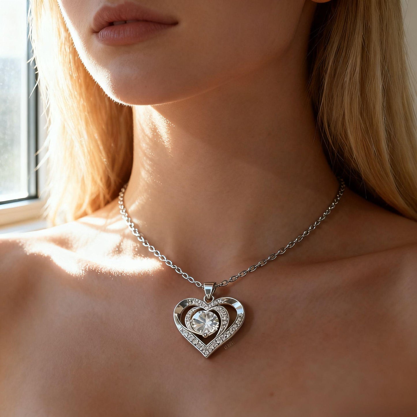 XL67 1CT Sterling Silver S925 Moissanite Diamond