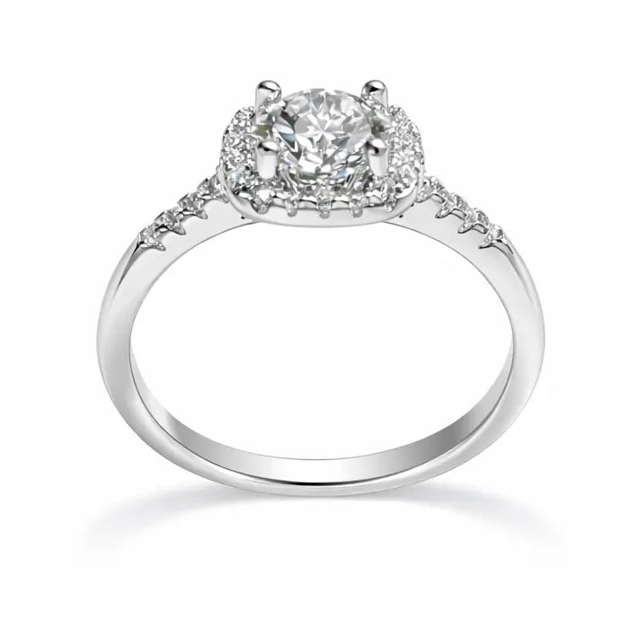 JZ45 1CT Sterling Silver S925 Moissanite Diamond 50%offamazon