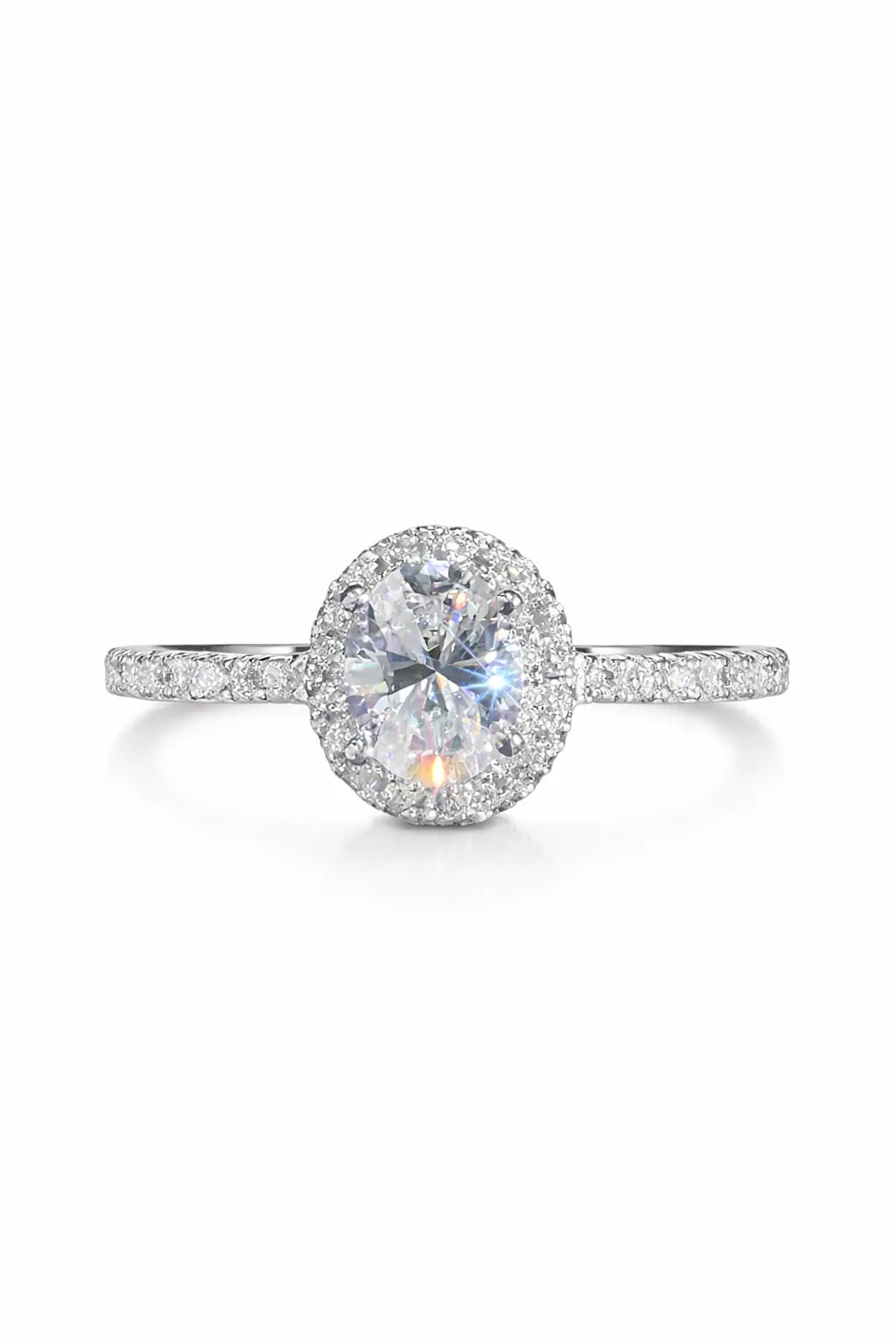 JZ37 1.5CT Sterling Silver S925 Moissanite Diamond 50%offamazon