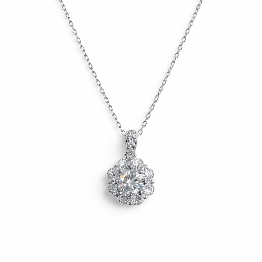 XL37 1CT Sterling Silver S925 Moissanite Diamond 50%offamazon
