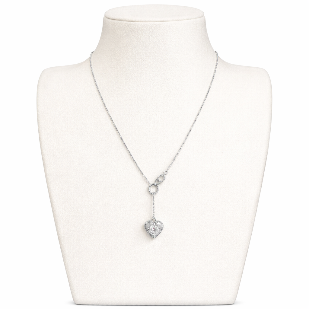 XL48 1 CT Sterling Silver S925 Moissanite Diamond Necklace