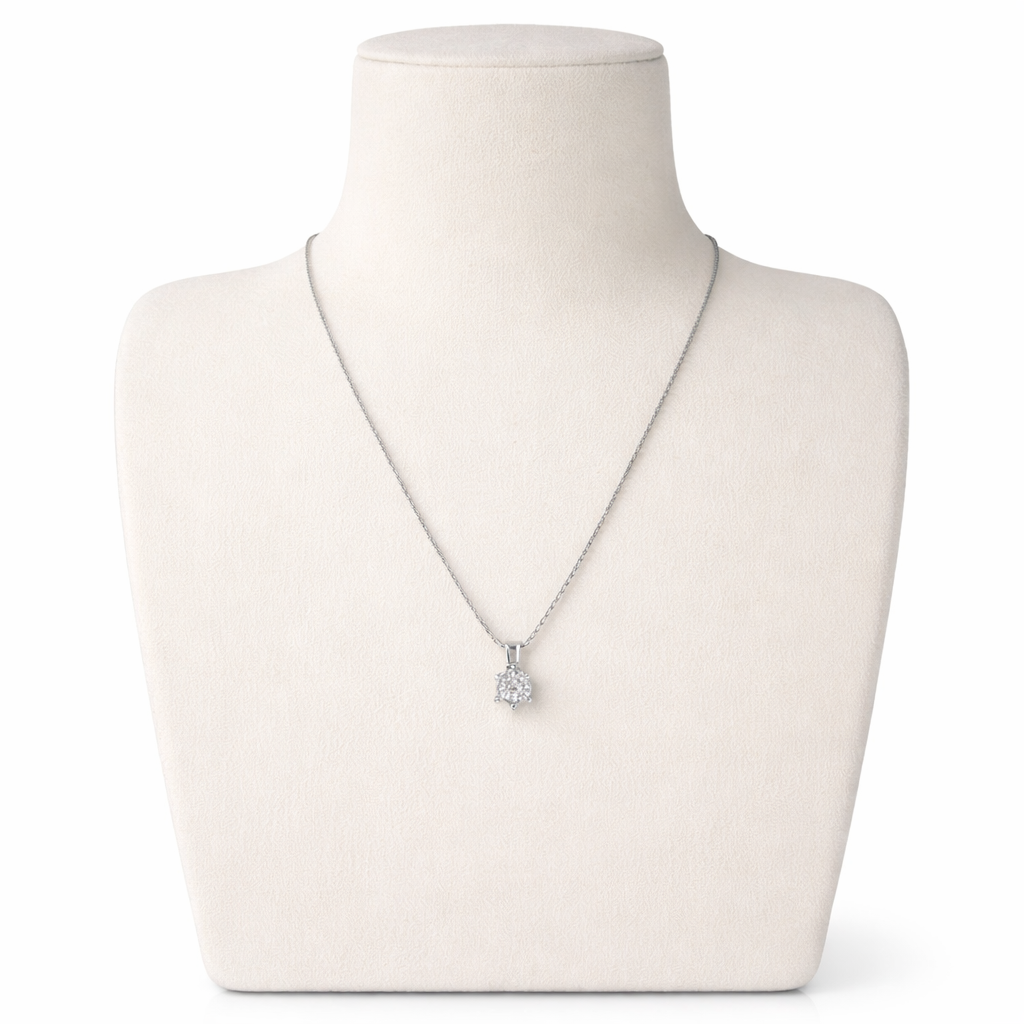 XL29 1CT Sterling Silver S925 Moissanite Diamond 50%offamazon