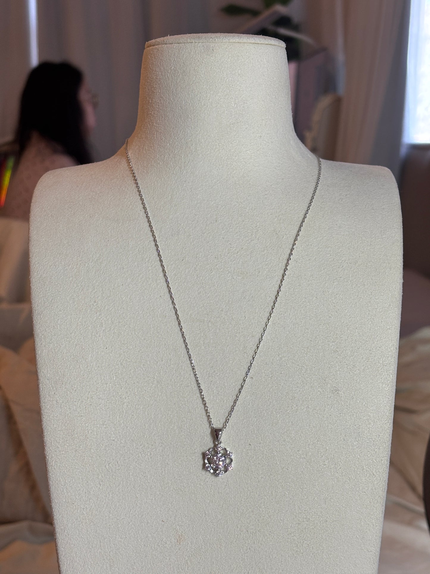 XL68 1.5CT Sterling Silver S925 Moissanite Diamond