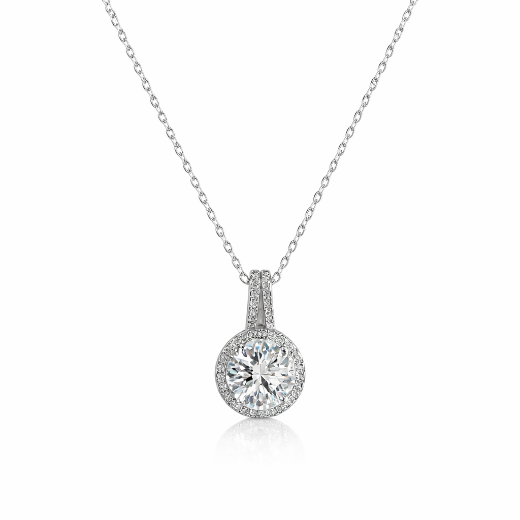 XL08 2CT Sterling Silver S925 Moissanite Diamond 50%offamazon