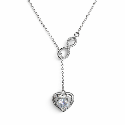 XL48 1 CT Sterling Silver S925 Moissanite Diamond Necklace