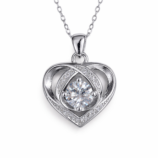 XL68 1.5CT Sterling Silver S925 Moissanite Diamond