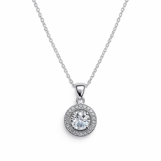 Sterling Silver S925 Moissanite Diamond