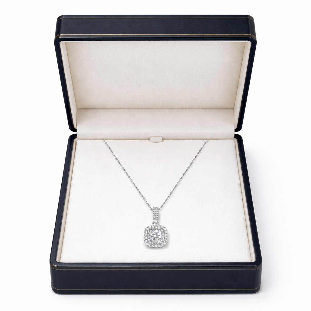 XL68 1.5CT Sterling Silver S925 Moissanite Diamond
