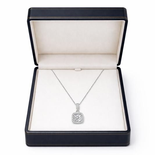 XL68 1.5CT Sterling Silver S925 Moissanite Diamond