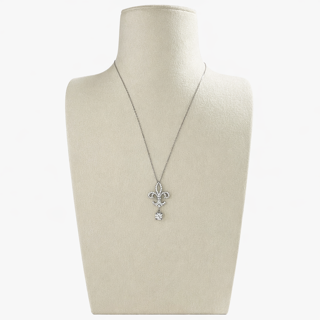 XL36 1CT Sterling Silver S925 Moissanite Diamond Necklace