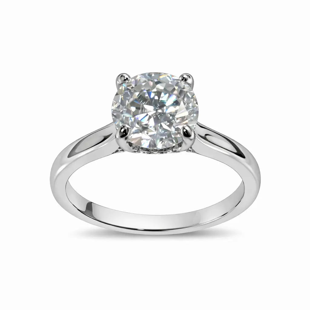 JZ66 2CT Sterling Silver S925 Moissanite Diamond 50%offamazon