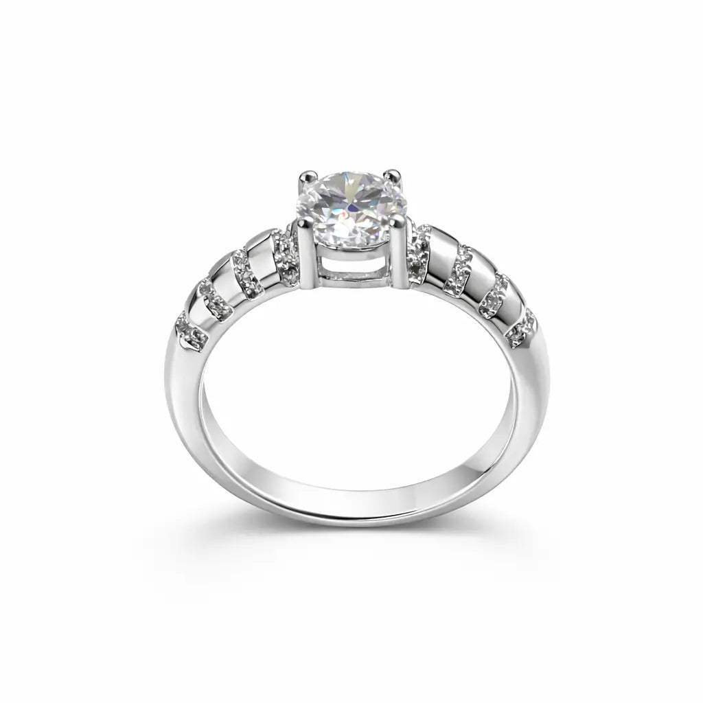 JZ26 1.5CT Sterling Silver S925 Moissanite Diamond 50%offamazon