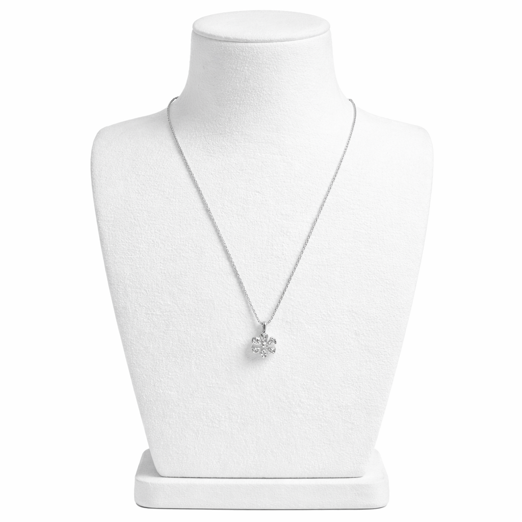 XL56 1CT Sterling Silver S925 Moissanite Diamond Necklace