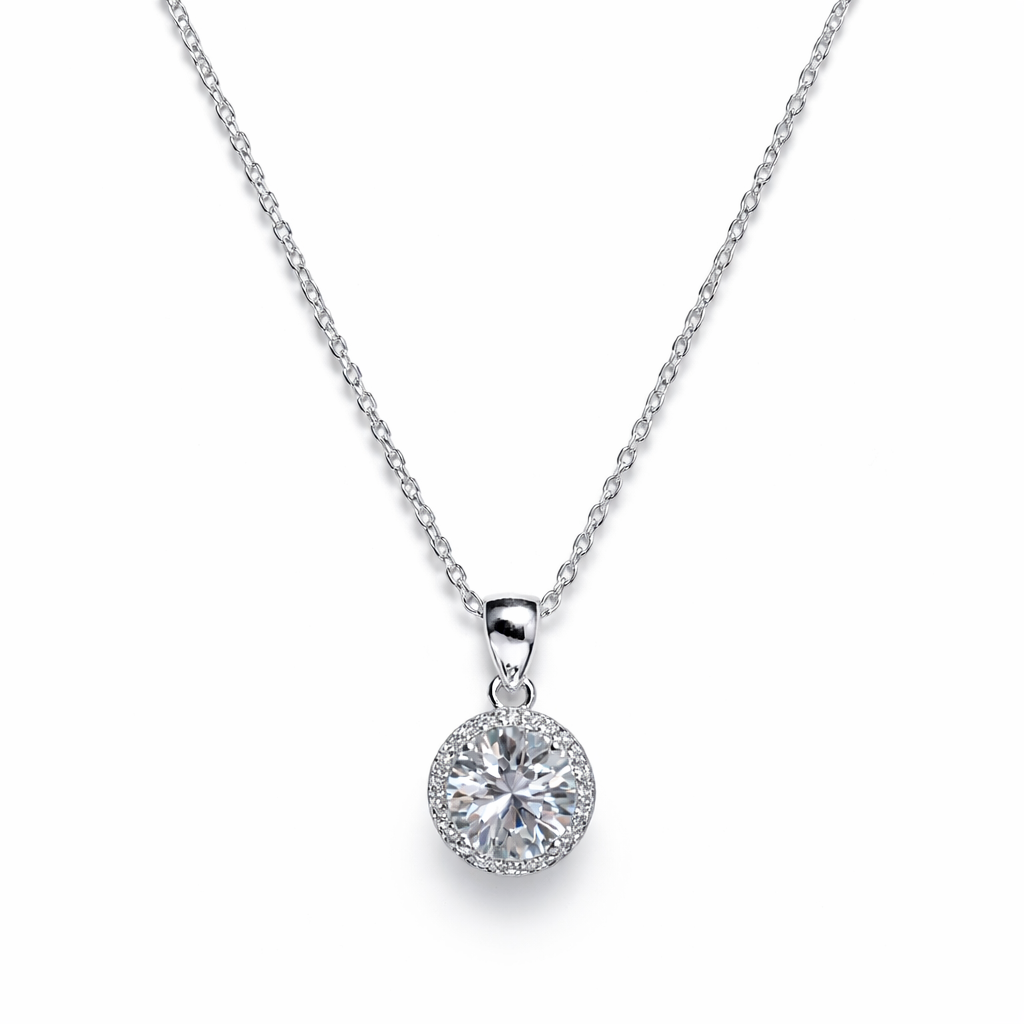 XL62 1.5CT Sterling Silver S925 Moissanite Diamond 50%offamazon