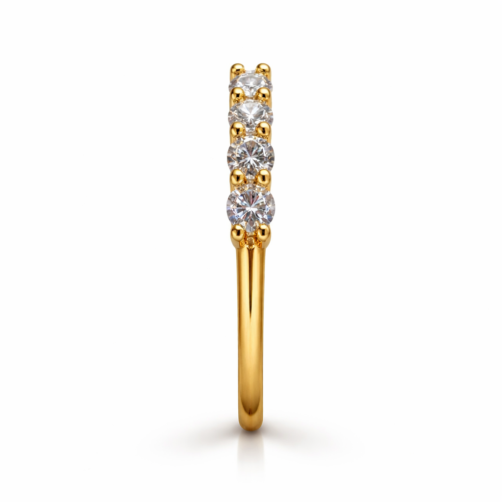 ER02 1CT Sterling Silver S925 Moissanite Diamond Earrings