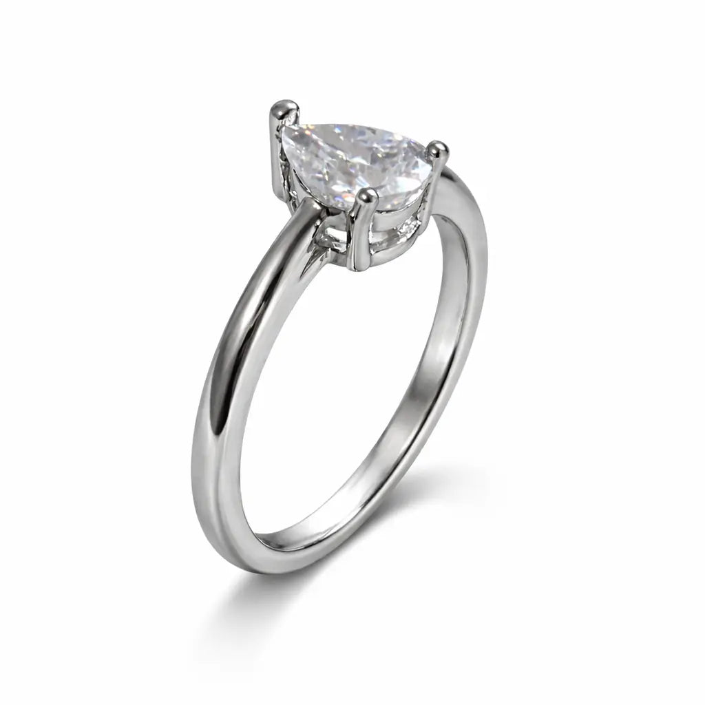 JZ32 0.8CT Sterling Silver S925 Moissanite Diamond 50%offamazon