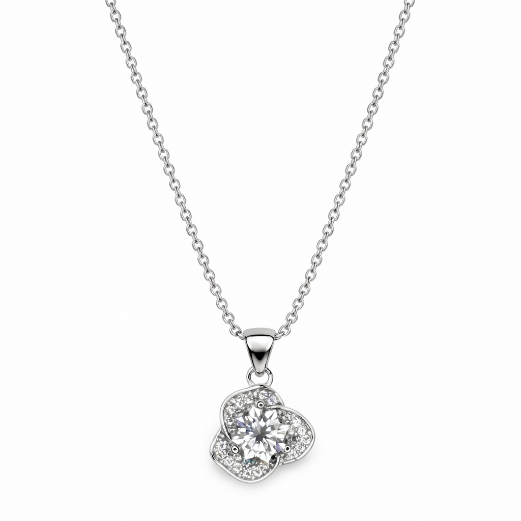 XL49 1CT Sterling Silver S925 Moissanite Diamond 50%offamazon