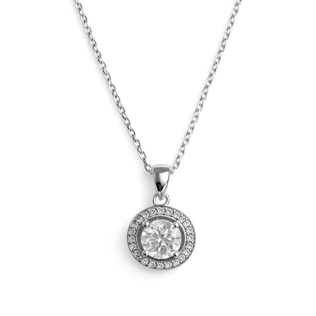 Sterling Silver S925 Moissanite Diamond