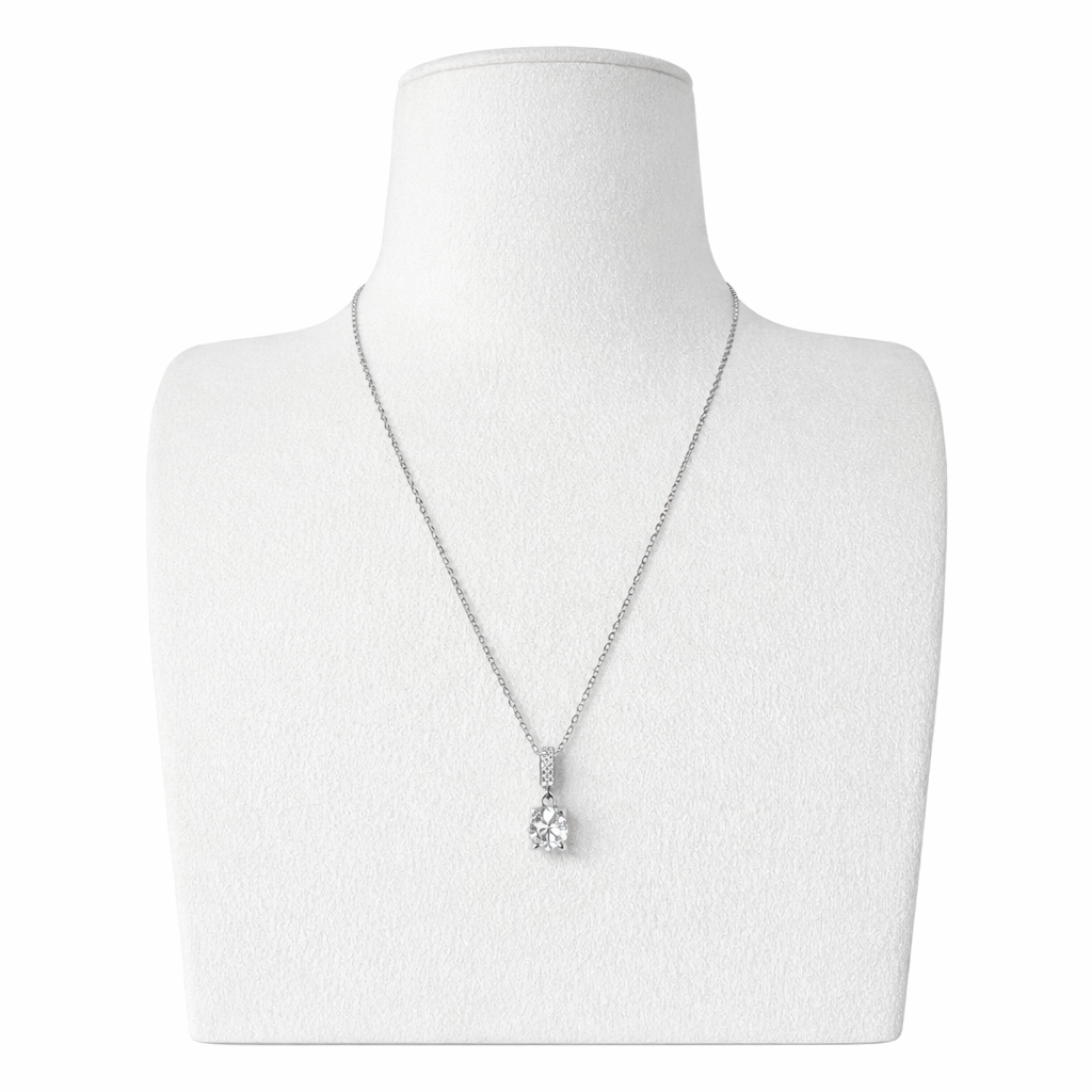 XL09 1CT Sterling Silver S925 Moissanite Diamond 50%offamazon
