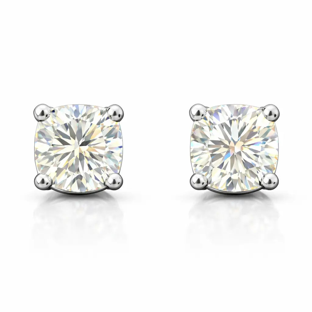 ER10 1CT Sterling Silver S925 Moissanite Diamond 50%offamazon