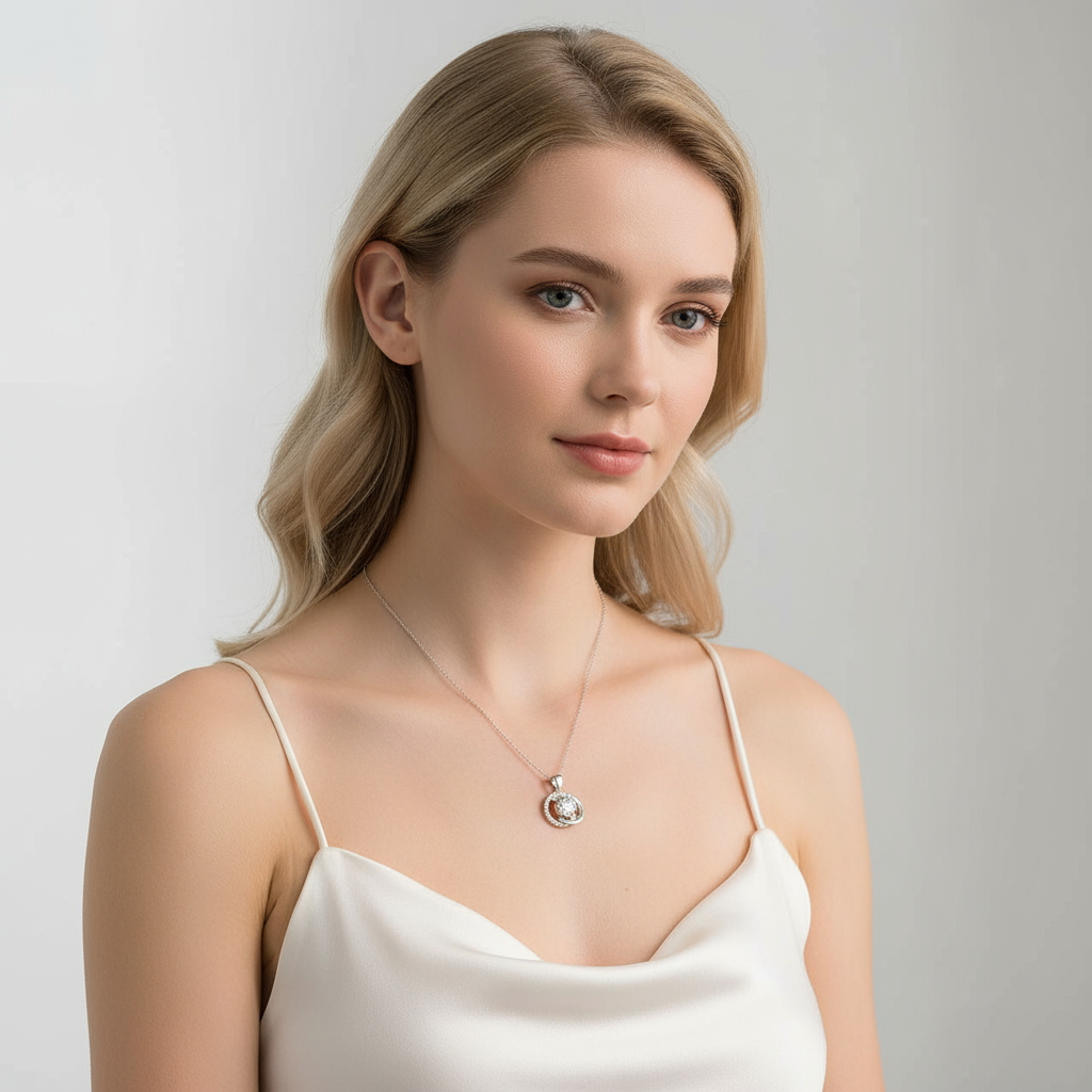 XL23 1CT Sterling Silver S925 Moissanite Diamond