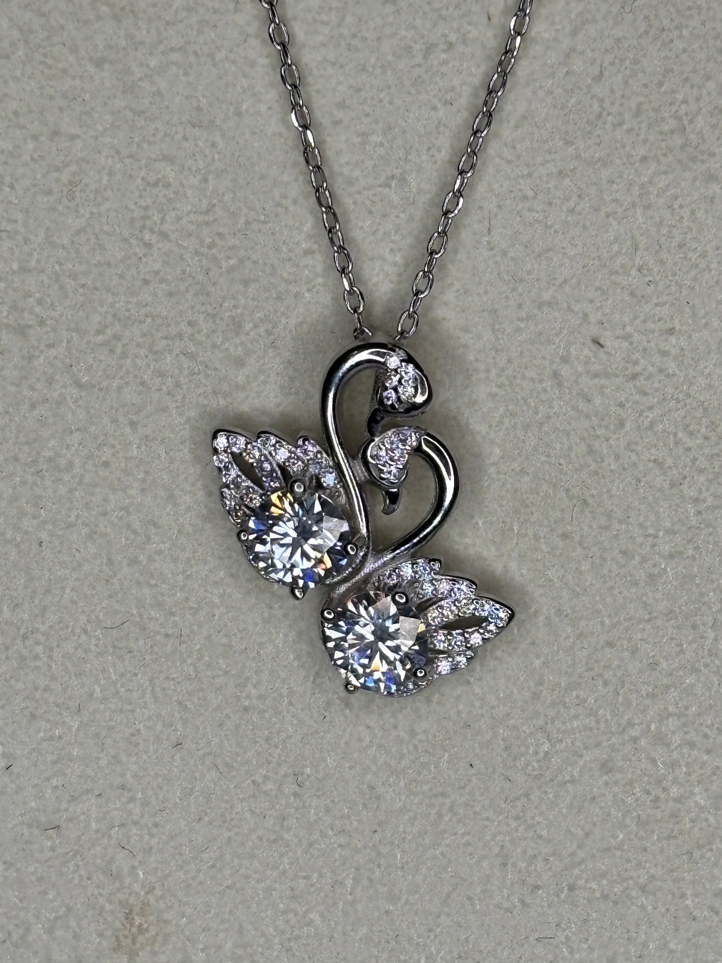 XL68 1.5CT Sterling Silver S925 Moissanite Diamond