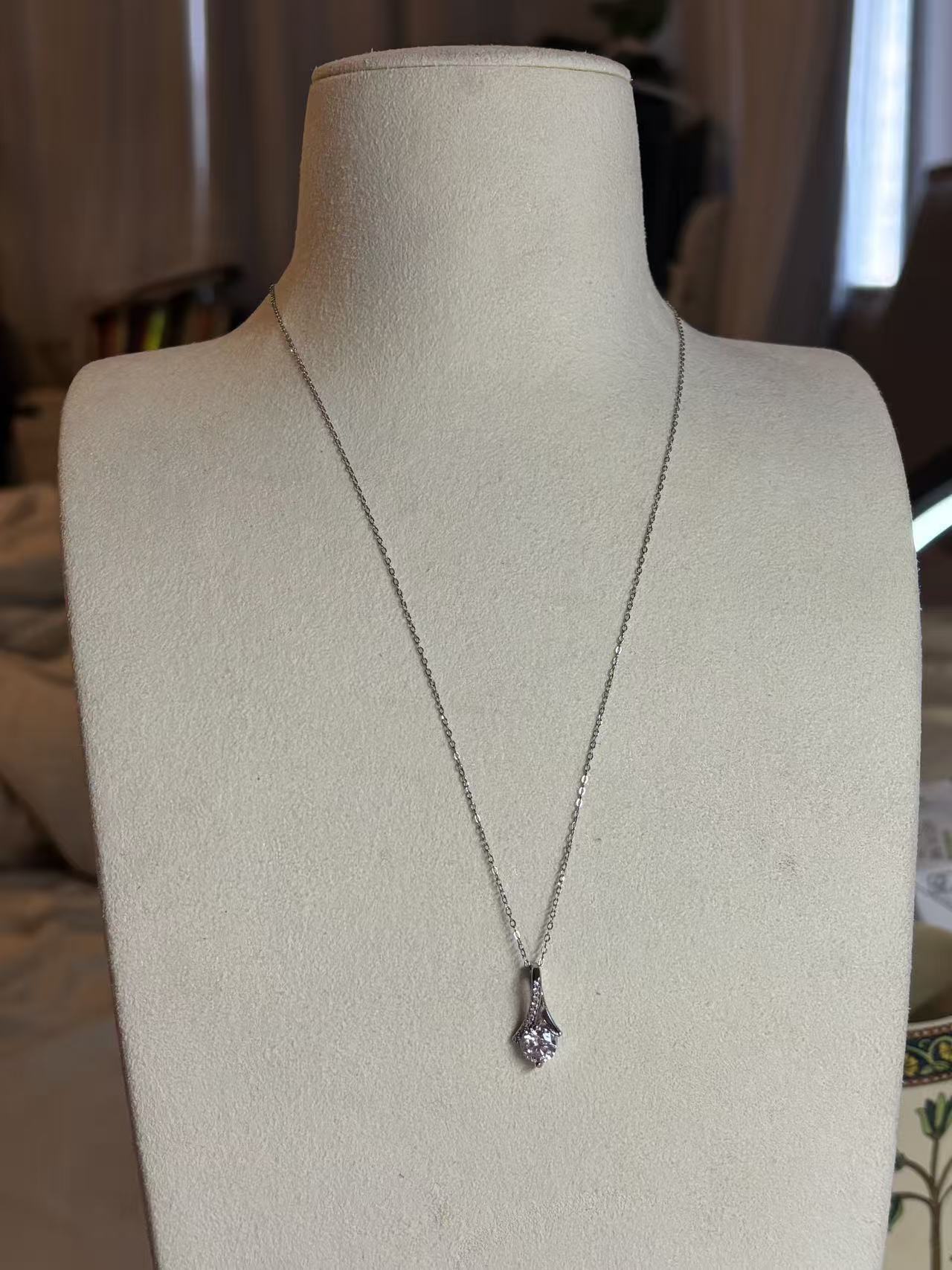 XL68 1.5CT Sterling Silver S925 Moissanite Diamond