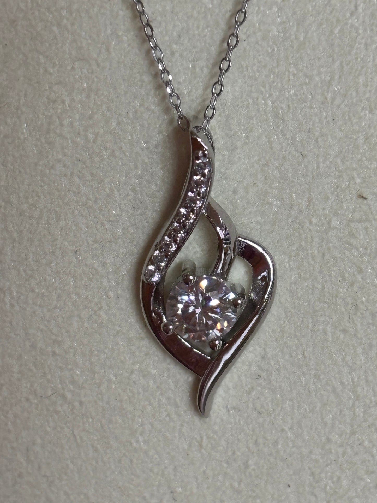 Sterling Silver S925 Moissanite Diamond