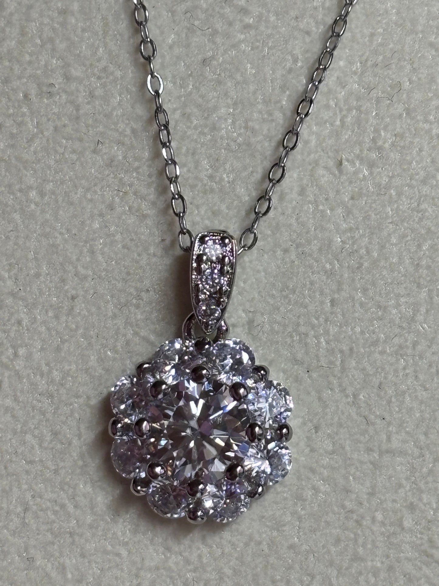 XL68 1.5CT Sterling Silver S925 Moissanite Diamond